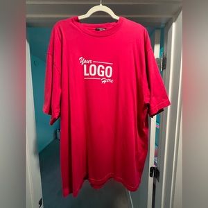 Balenciaga Oversized Pink T-Shirt Medium